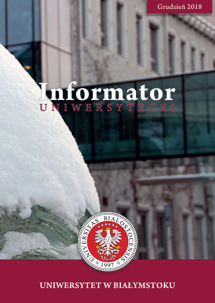 Informator uniwersytecki 2018 - okładka