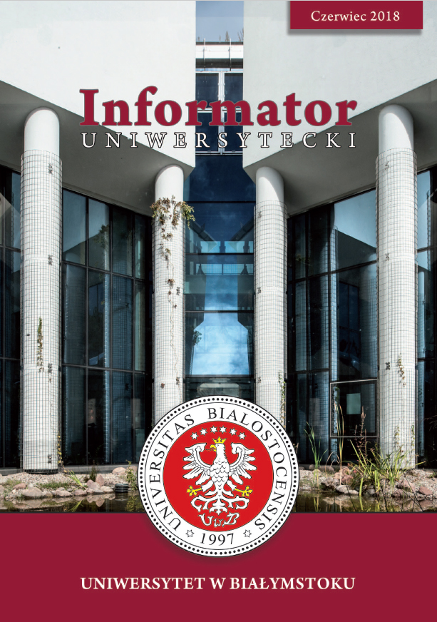Informator uniwersytecki 2018 - okładka