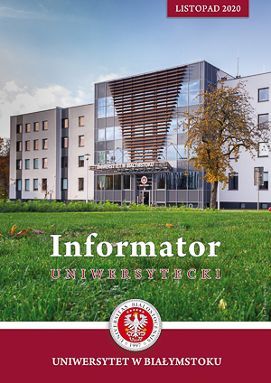 Informator uniwersytecki 2020 - okładka