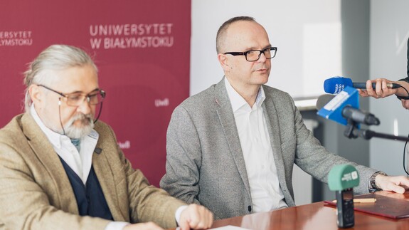 dr Andrzej Kruszewicz i prof. Robert Ciborowski